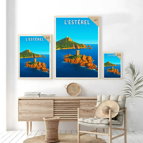 Affiche - L'Estérel