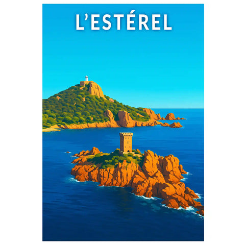 Affiche - L'Estérel