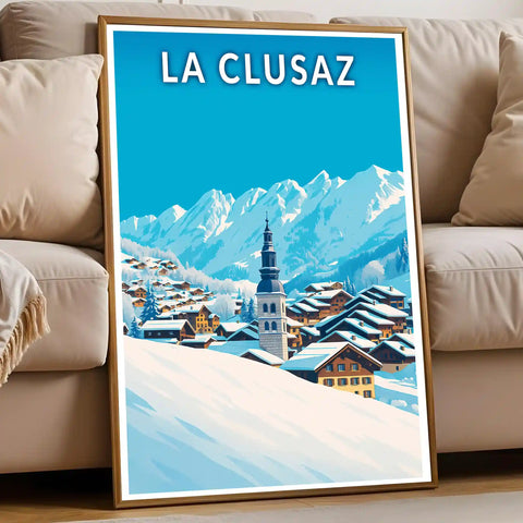 Affiche - La Clusaz