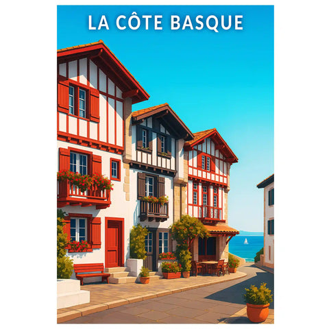 Affiche - La Côte Basque