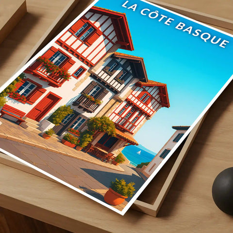 Affiche - La Côte Basque