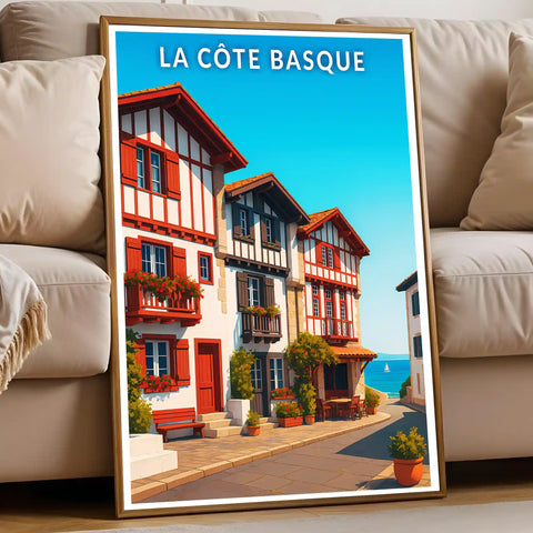 Affiche - La Côte Basque