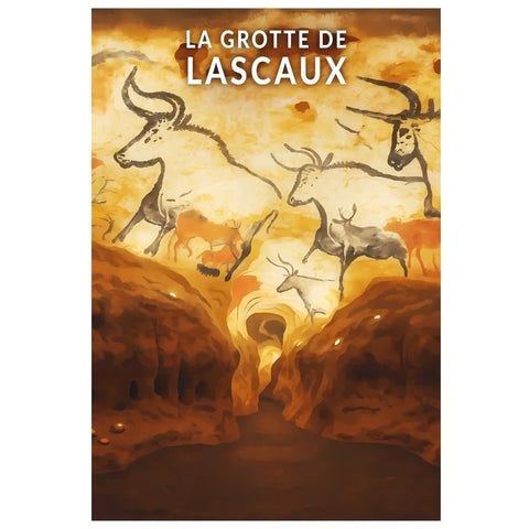 Affiche - La Grotte de Lascaux