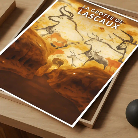 Affiche - La Grotte de Lascaux