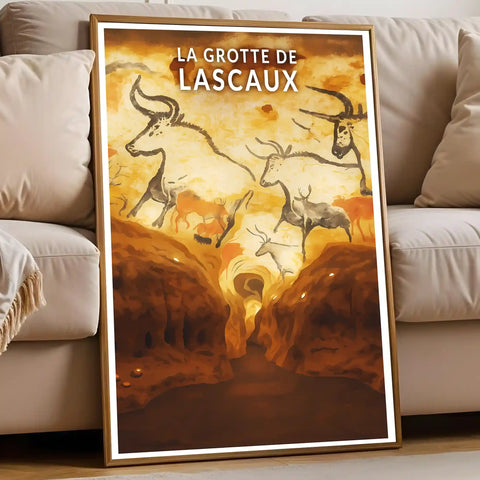 Affiche - La Grotte de Lascaux