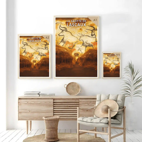 Affiche - La Grotte de Lascaux