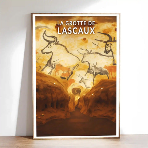 Affiche - La Grotte de Lascaux