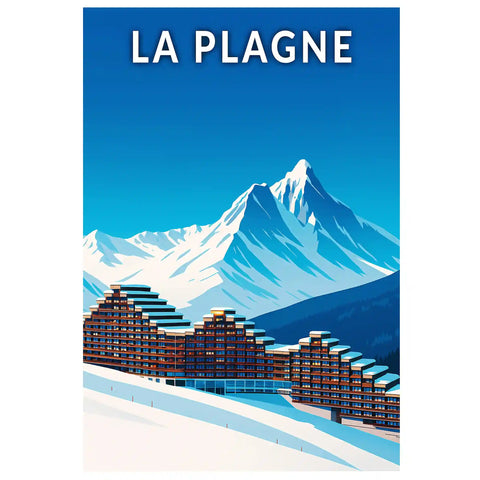 Affiche - La Plagne