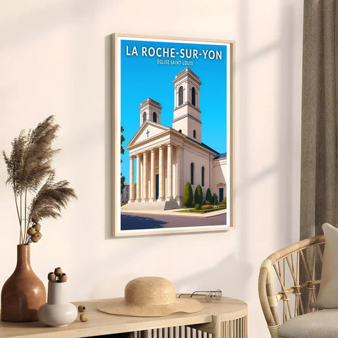 Affiche - La Roche-sur-Yon - Église Saint-Louis