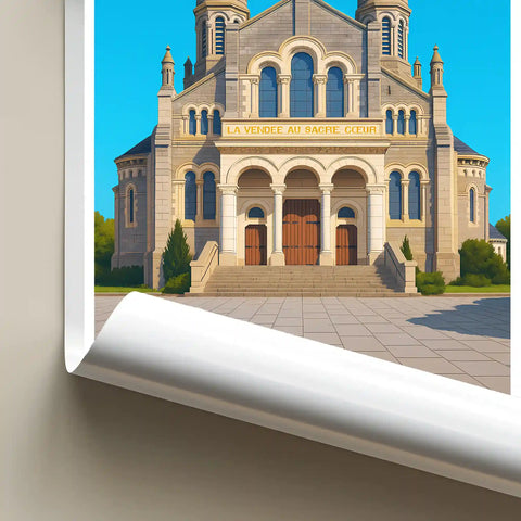 Affiche - La Roche-sur-Yon - Église du Sacré-Cœur