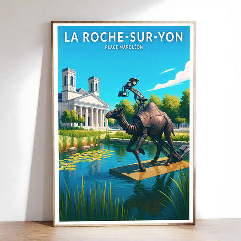 Affiche - La Roche-sur-Yon - Place Napoléon