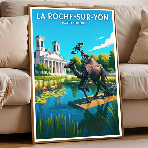 Affiche - La Roche-sur-Yon - Place Napoléon