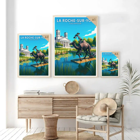 Affiche - La Roche-sur-Yon - Place Napoléon