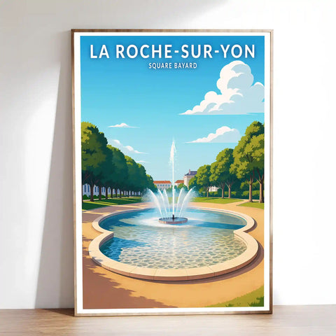 Affiche - La Roche-sur-Yon - Square Bayard