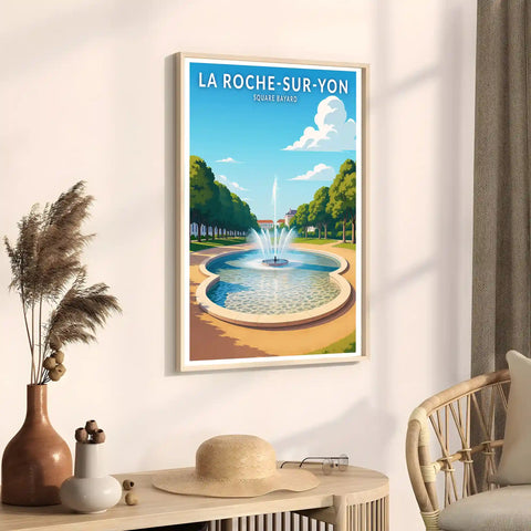 Affiche - La Roche-sur-Yon - Square Bayard