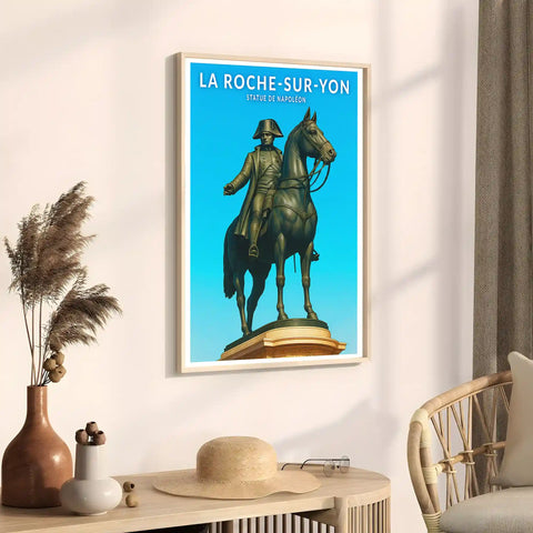 Affiche - La Roche-sur-Yon - Statue de Napoléon