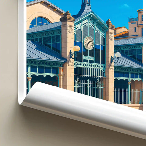 Affiche - La Rochelle - Les Halles