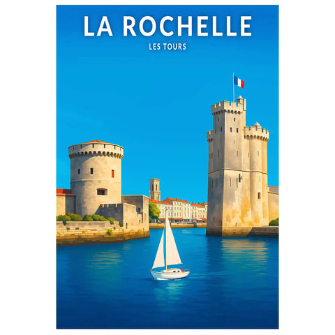 Affiche - La Rochelle - Les Tours