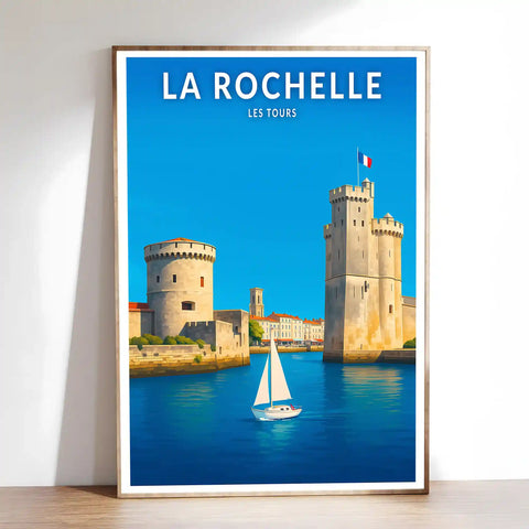 Affiche - La Rochelle - Les Tours