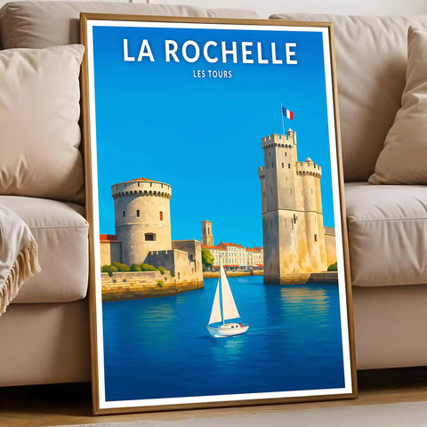 Affiche - La Rochelle - Les Tours