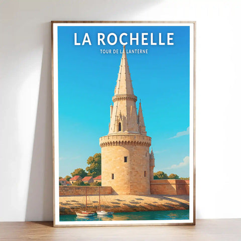 Affiche - La Rochelle - Tour de la Lanterne