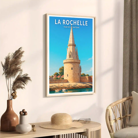 Affiche - La Rochelle - Tour de la Lanterne