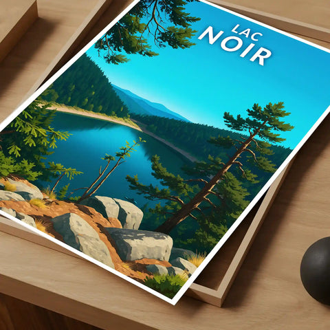 Affiche - Lac Noir