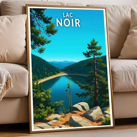 Affiche - Lac Noir