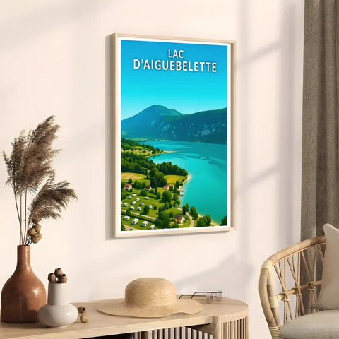Affiche - Lac d'Aiguebelette