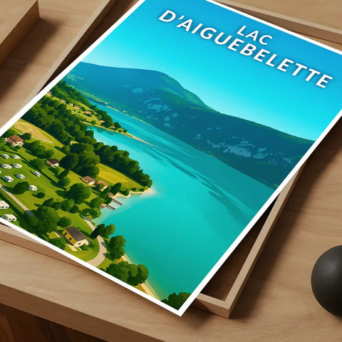 Affiche - Lac d'Aiguebelette