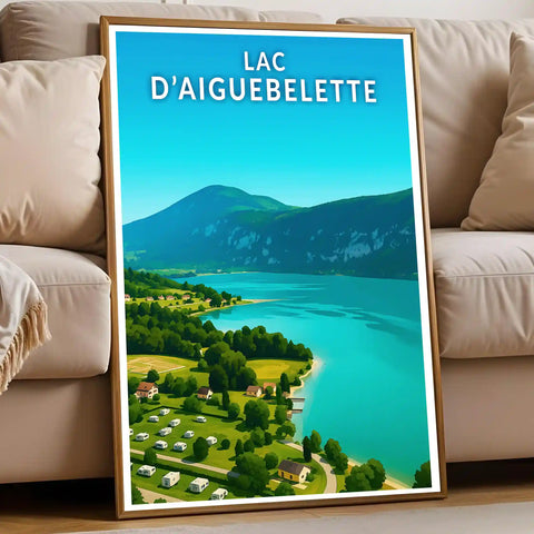 Affiche - Lac d'Aiguebelette