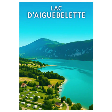 Affiche - Lac d'Aiguebelette