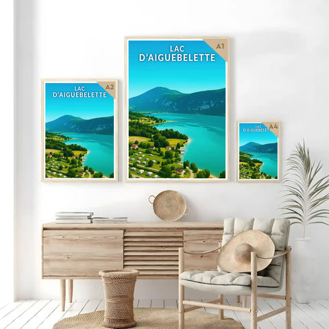Affiche - Lac d'Aiguebelette