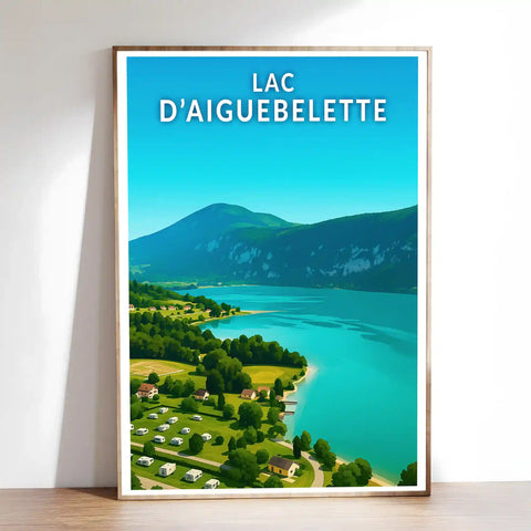 Affiche - Lac d'Aiguebelette