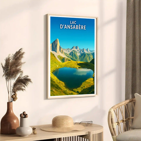 Affiche - Lac d'Ansabère