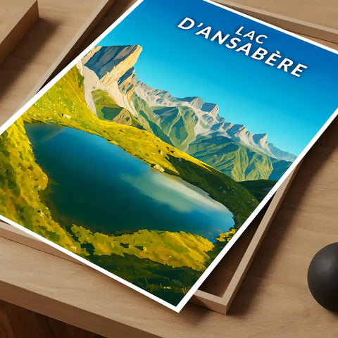 Affiche - Lac d'Ansabère