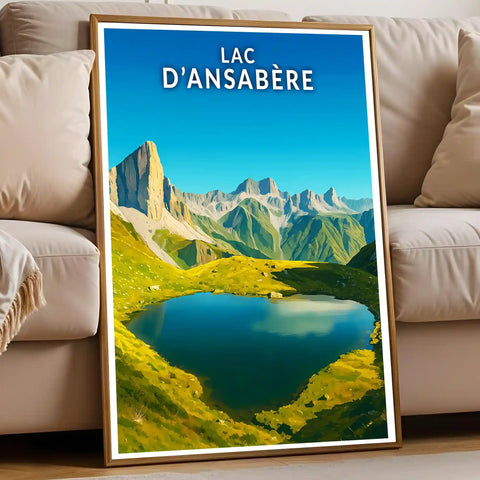 Affiche - Lac d'Ansabère