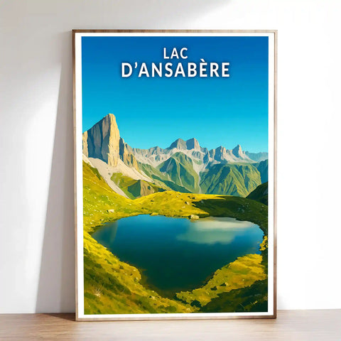 Affiche - Lac d'Ansabère