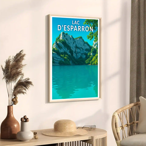 Affiche - Lac d'Esparron