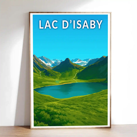 Affiche - Lac d'Isaby