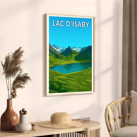 Affiche - Lac d'Isaby