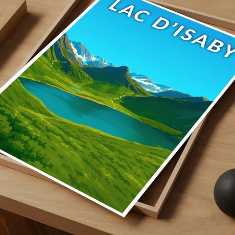 Affiche - Lac d'Isaby
