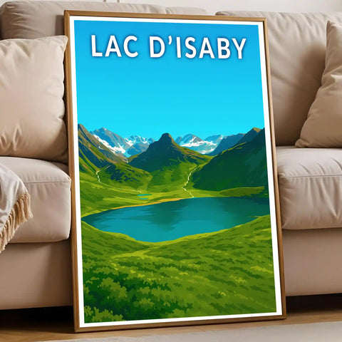 Affiche - Lac d'Isaby