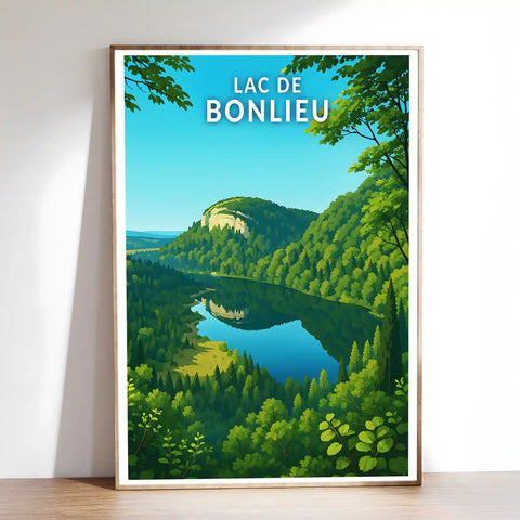 Affiche - Lac de Bonlieu