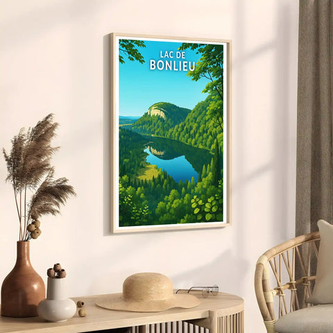 Affiche - Lac de Bonlieu