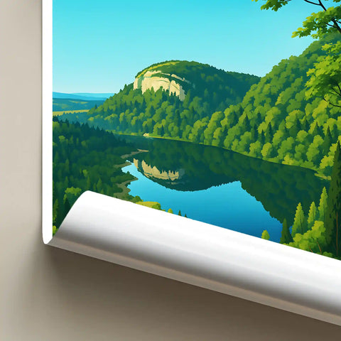 Affiche - Lac de Bonlieu