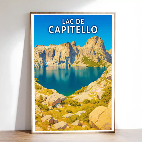 Affiche - Lac de Capitello