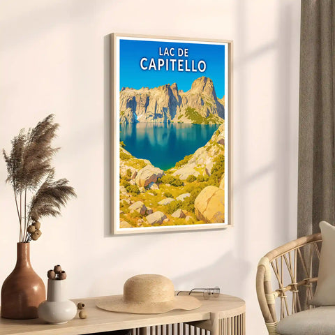 Affiche - Lac de Capitello