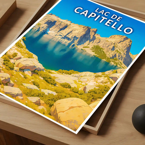 Affiche - Lac de Capitello