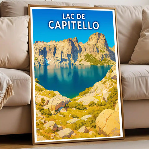 Affiche - Lac de Capitello